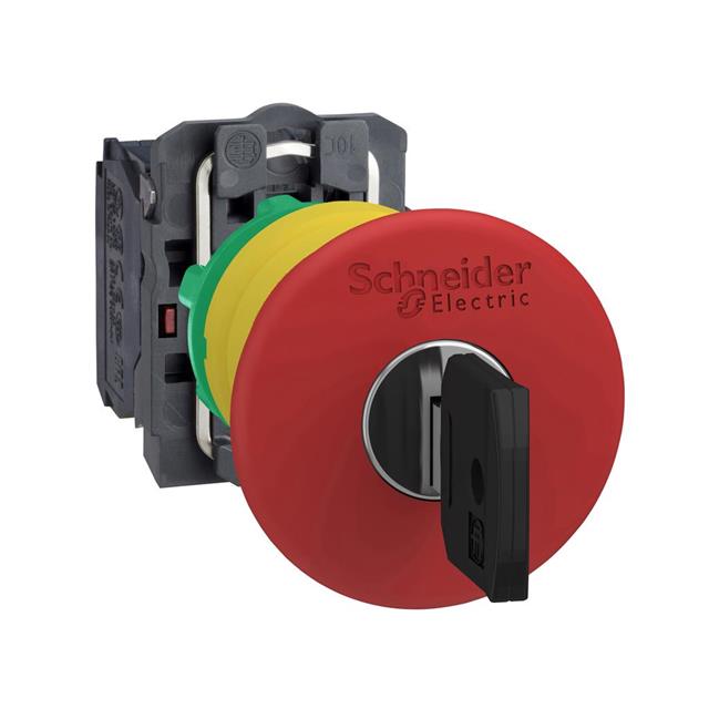 SW E-STOP KEY LOCK RESET 6A 120V