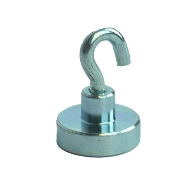NDFEB SHALLOW POT 25X7MM,HOOK