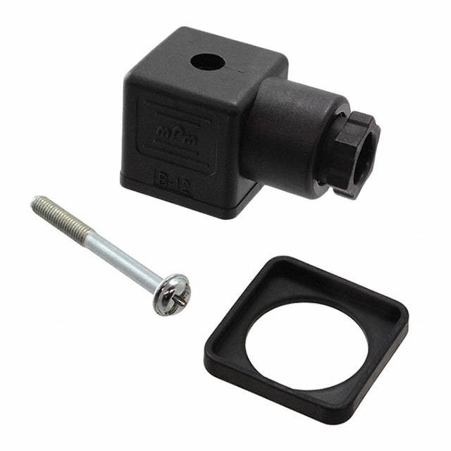 CONNECTOR 812 PG09 BLACK H12