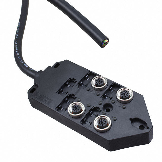 MPIS M12 PNP 5P 4PT BK 10M DUAL