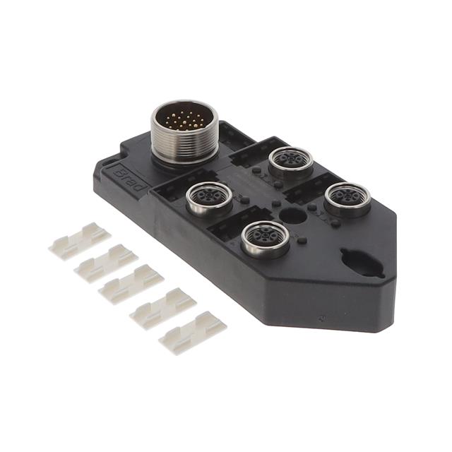 MPIS M12 PNP 5P 4PT M23 BK DUAL