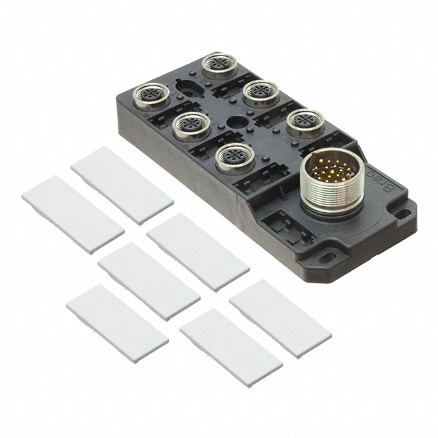 MPIS M12 NOS 5P 6PT M23 BK DUAL
