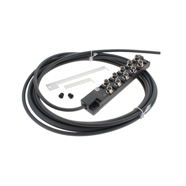 M8 PLASTIC 10PORT 1SIG LED