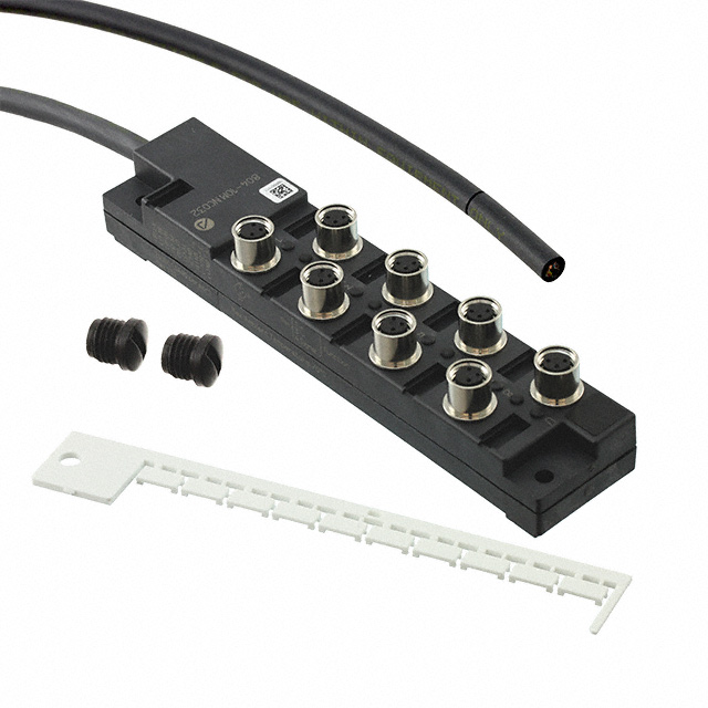 M8 PLASTIC 8PORT 1SIG LED