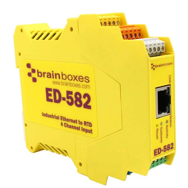 ETHERNET TO 4 CHANNEL RTD INPUT