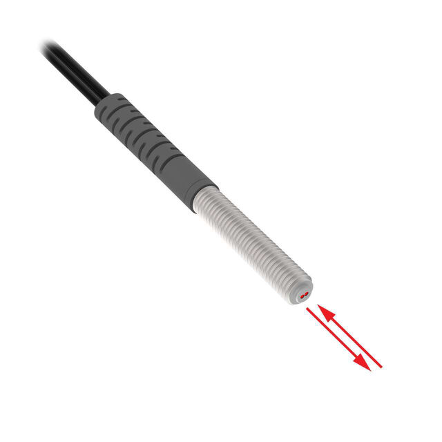 PLASTIC FIBER, DIFFUSE REFLECTIV