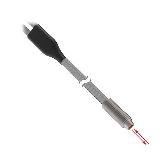 PLASTIC FIBER, DIFFUSE REFLECTIV