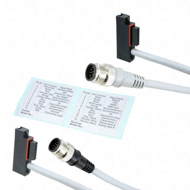 SF4B 12CORE BOTTOM CAP CABLE .5M