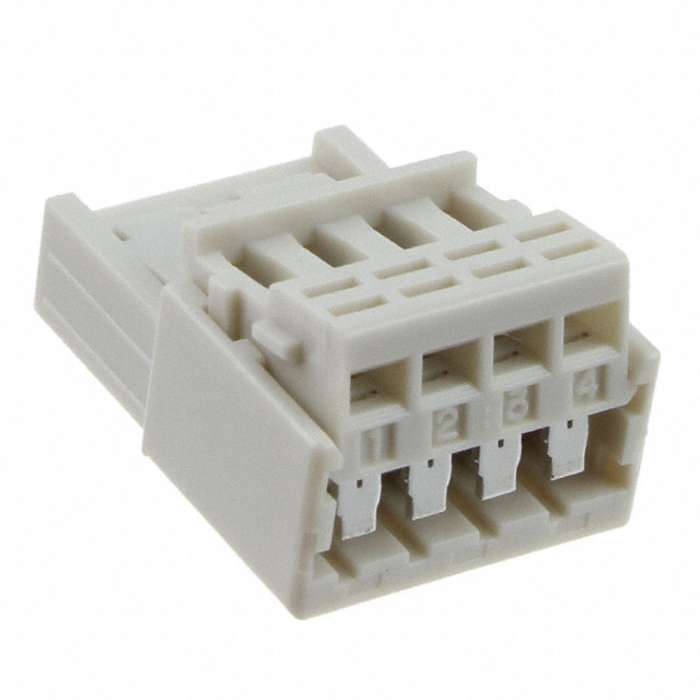 4-PIN FEMALE CONN WHT 1=10PCS