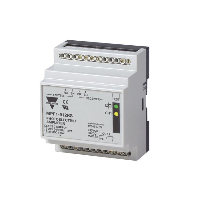 PHOTO AMP 1CH 12-24VAC/DC