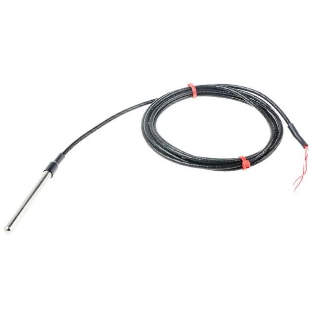 PT100 4 WIRE CLASS B 6X75MM 2M