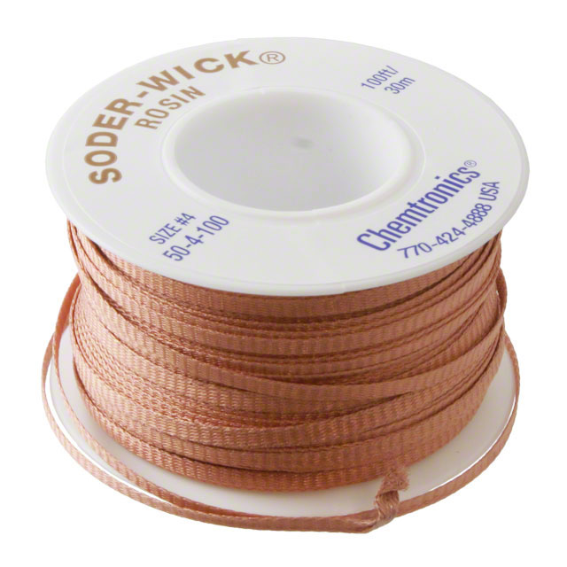DESOLDER BRAID ROSIN 0.11" 100'