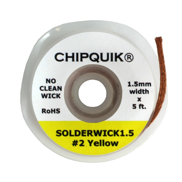 1.5MM SOLDER WICK NO CLEAN