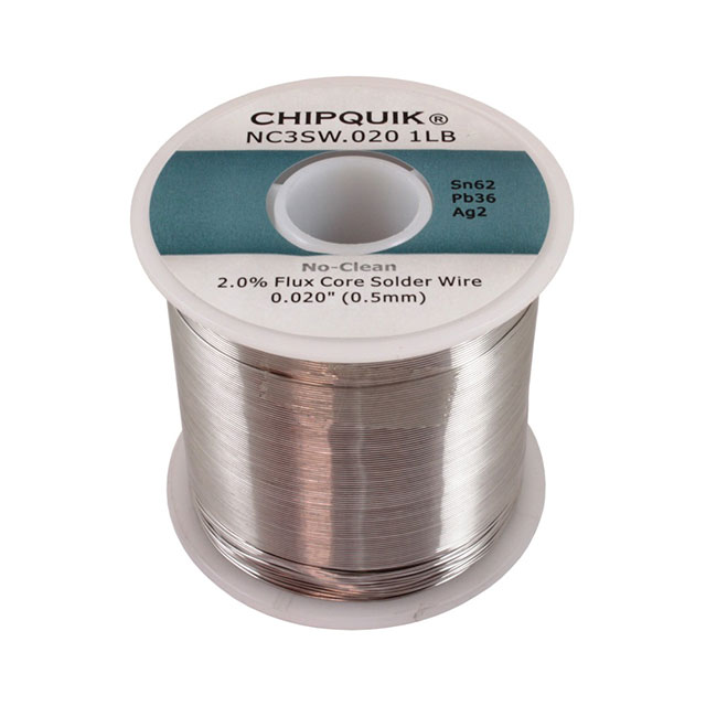 SOLDER WIRE 62/36/2 TIN/LEAD/SIL