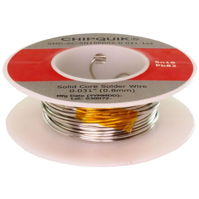 SN18/PB82 .031" SOLDER WIRE 1OZ