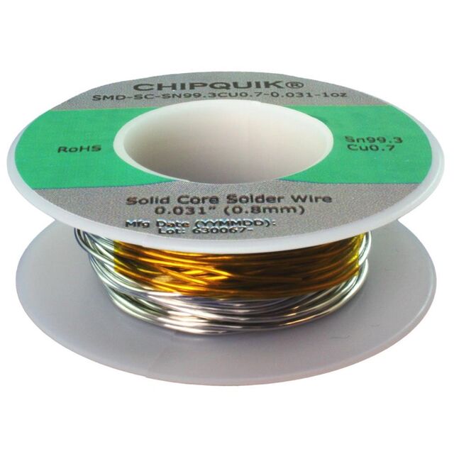 SN99.3/CU0.7 .031" SOLDER WIRE 1