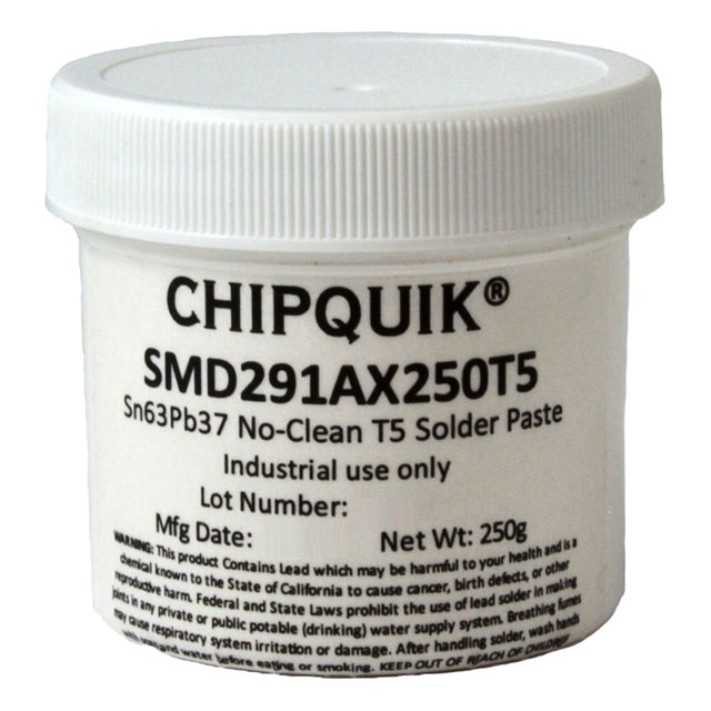 SOLDER PASTE SN63/PB37 250G T5