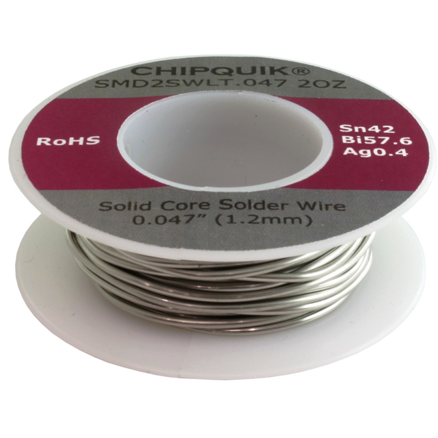 SOLDER WIRE SN42/BI57.6/AG0.4 .0