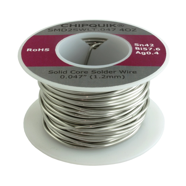 SOLDER WIRE SN42/BI57.6/AG0.4 .0