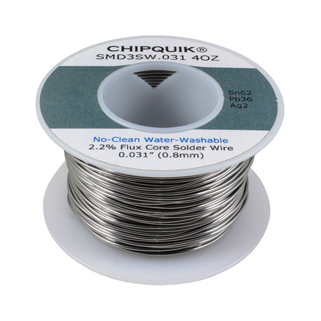SOLDER WIRE 62/36/2 TIN/LEAD/SIL