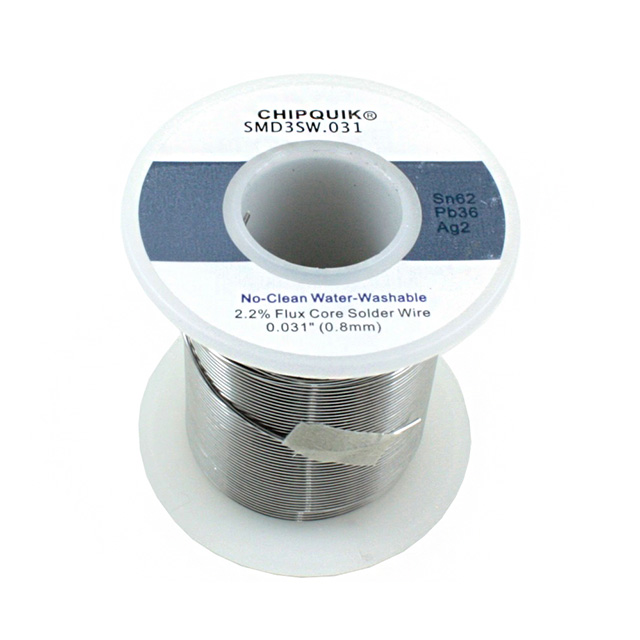 SOLDER WIRE 62/36/2 TIN/LEAD/SIL
