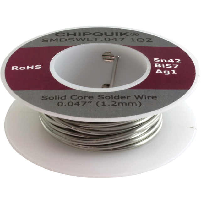 SOLDER WIRE SN42/BI57/AG1 .047"