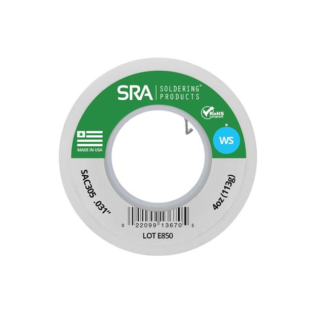 SOLDER NC SAC305 .031 4 OZ
