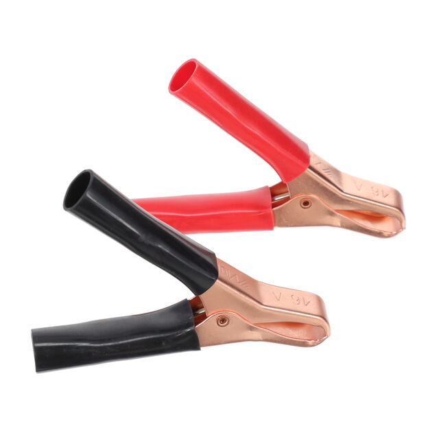 BATTERY CLIP STEEL INSUL 50A