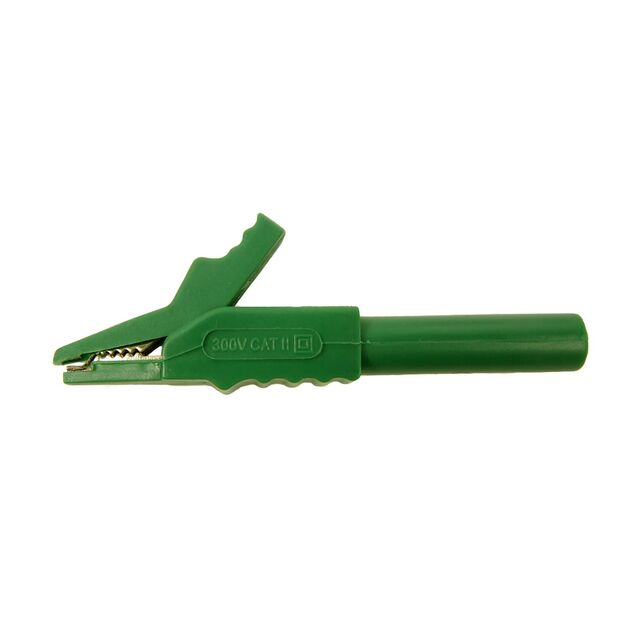 GREEN MINIATURE CROC CLIP 300V C