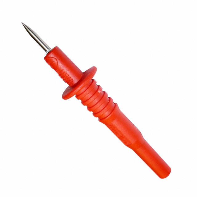 TEST PROD INSULATED PLUG-ON RED