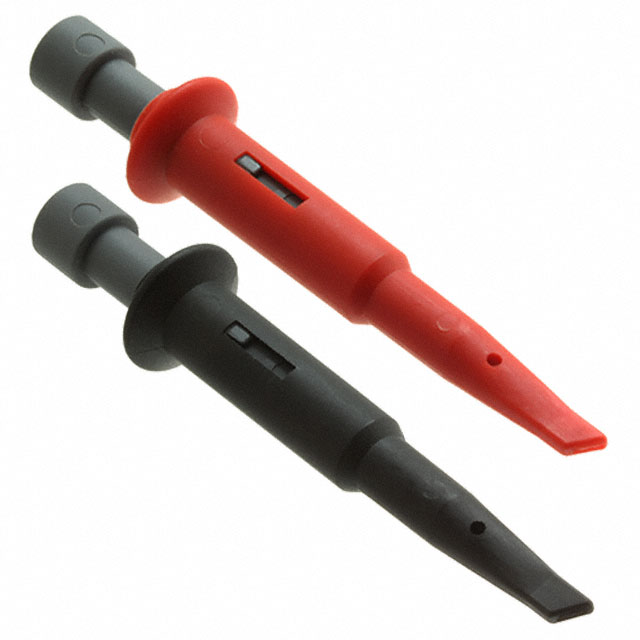 PROBE SPRUNG HOOK PAIR - B/R