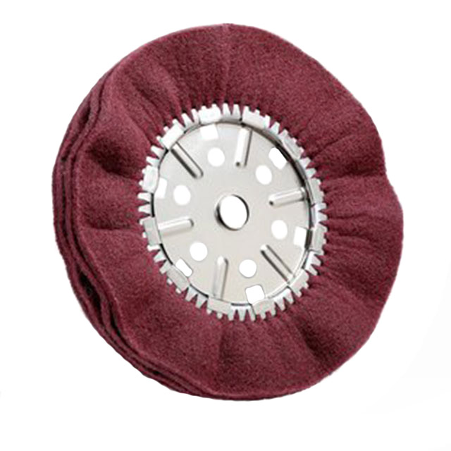 SATIN PLEAT BUFF WHEEL 14"4A FIN