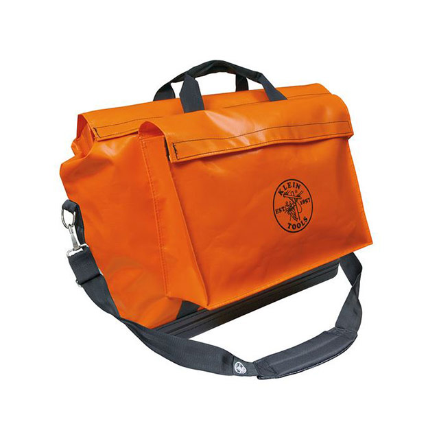 VINYL EQUIPMENT BAGS (ORANGE)